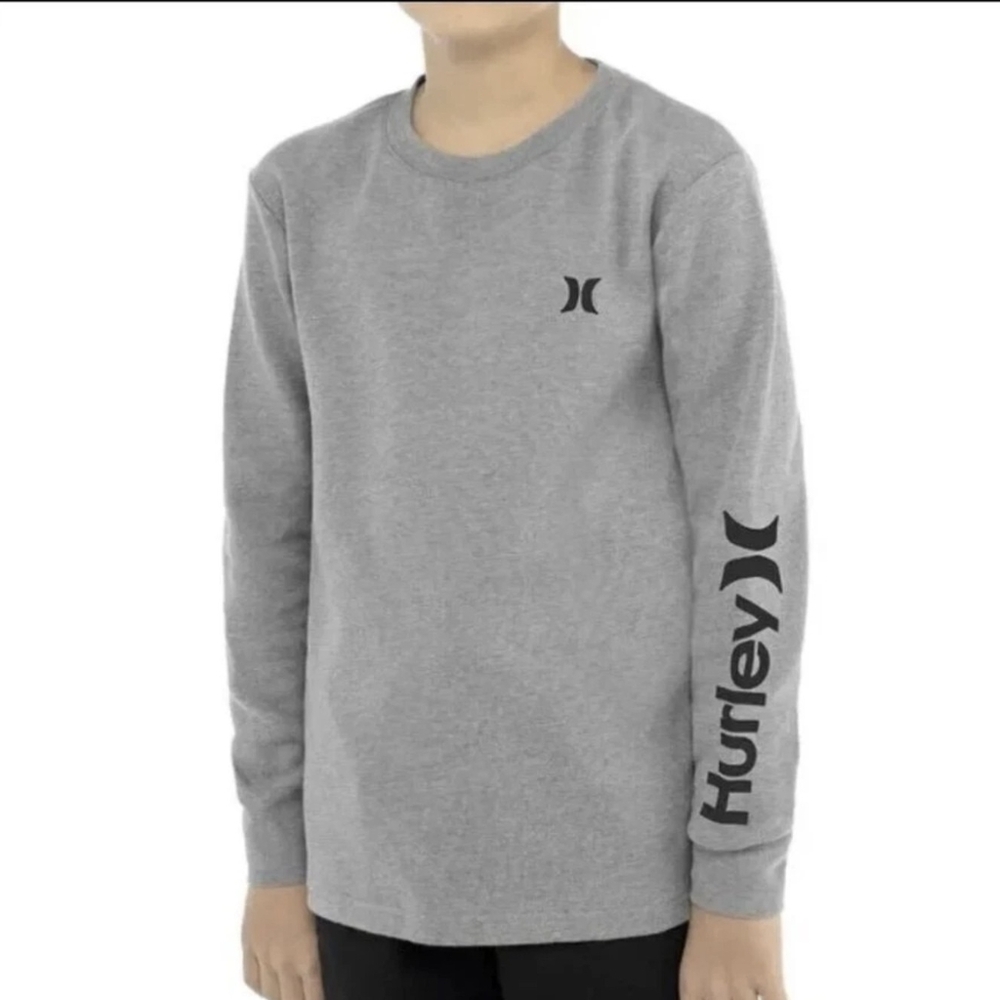 NWOT Hurley Kids Gray Long Sleeve Shirt